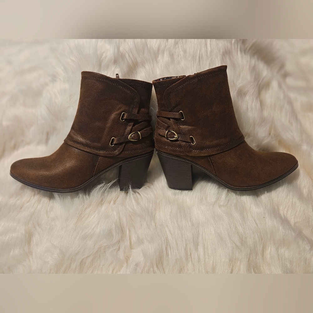 BareTraps Dark Brown Heeled Kacie Boots